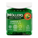 MOLLER´S Omega 3 Daily Health cps, vitamín A - D - E, 1x112 ks obrázok