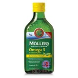 MOLLER´S Omega 3 RYBÍ OLEJ Citrónová príchuť z pečene tresiek 1x250 ml obrázok