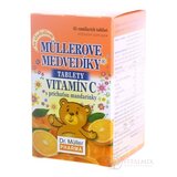 MÜLLEROVE medvedíky - VITAMÍN C tbl s príchuťou mandarínky 1x45 ks obrázok