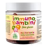 NATURES immuno bambini Beta glucan MULTIVITAMÍN kúsky čučoriedok, želatínové medvedíky 1x60 ks obrázok