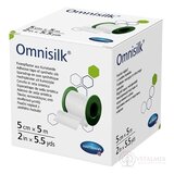 Omnisilk fixačná náplasť z umelého hodvábu na cievke (5 cm x 5 m) 1x1 ks obrázok
