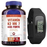 Pharma Activ Vitamín K2 MK 7 + D3 FORTE tbl 100+25 zdarma (125 ks) + Fitness náramok, 1x1 set obrázok