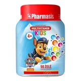 Pharmasis MULTIVITAMIN KIDS Labková patrola želé pre deti, modré 1x50 ks obrázok