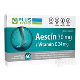 PLUS LEKÁREŇ Aescín 30 mg + Vitamín C 24 mg tbl flm 1x60 ks obrázok