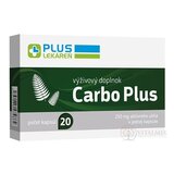 PLUS LEKÁREŇ Carbo Plus cps (aktívne uhlie 250 mg) 1x20 ks obrázok
