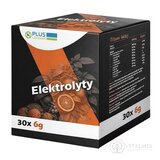 PLUS LEKÁREŇ Elektrolyty vrecúška (po 6 g) prášok s príchuťou červený pomaranč 1x30 ks obrázok