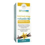 PLUS LEKÁREŇ Kalciový sirup + vitamín K2 s príchuťou vanilky 1x150 ml obrázok