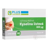 PLUS LEKÁREŇ Kyselina listová 800 μg tbl 1x90 ks obrázok