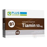 PLUS LEKÁREŇ Tiamín 50 mg (vitamín B1) tbl 1x60 ks obrázok
