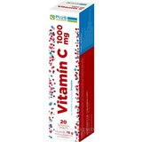 PLUS LEKÁREŇ Vitamín C 1000 mg príchuť brusnica tbl eff 1x20 ks obrázok