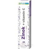 PLUS LEKÁREŇ Zinok + vitamín C tbl eff s príchuťou citróna 1x20 ks obrázok