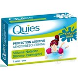 Quies Silikónové chrániče sluchu pre deti špeciálne na plávanie 3x2 ks obrázok