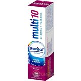 Revital multi 10 vitamínov + vláknina šumivý tbl eff s príchuťou malina 1x20 ks obrázok