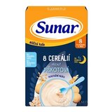 Sunar mliečna KAŠA 8 CEREÁLIÍ Na dobrú noc príchuť piškótová (od ukonč. 8. mesiaca) 1x210 g obrázok