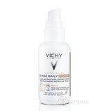 VICHY CAPITAL SOLEIL UV-AGE DAILY PIGMENT MEDIUM stredne tónovaný denný fluid proti fotostarnutiu pleti s ochranným faktorom SPF50+ 1x40 ml obrázok