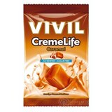 VIVIL BONBONS CREME LIFE Caramel drops so smotanovo karamelovou príchuťou, bez cukru 1x60 g obrázok