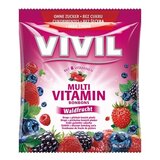 VIVIL BONBONS MULTIVITAMÍN drops s príchuťou lesného ovocia, bez cukru 1x60 g obrázok