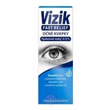 VIZIK FAST RELIEF Očné kvapky s hyaluronátom sodným 0,15 %, hydratácia 1x10 ml obrázok