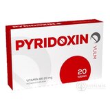VULM PYRIDOXIN tbl (vitamín B6 20 mg) 1x20 ks obrázok