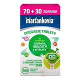 WALMARK Marťankovia s Imunactivom cmúľacie tablety, príchuť mix, 70+30 zdarma (100 ks) obrázok