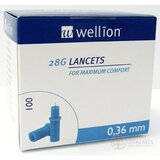 Wellion LANCETS 28G - Lanceta sterilná priemer 0,36 mm (WELL208) 1x100 ks obrázok