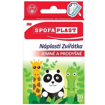 3M SPOFAPLAST č.114 Náplasti ZVIERATKÁ detské, 2 veľkosti, 1x20 ks obrázok