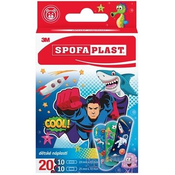 3M SPOFAPLAST č.118 Detské náplasti 2 veľkosti, chlapčenský motív 1x20 ks obrázok