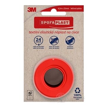 3M SPOFAPLAST č.132N Textilná elastická náplasť 4,2 m x 2,5 cm, béžová, na cievke 1x1 ks obrázok