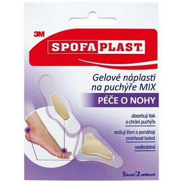 3M SPOFAPLAST č.913N Gélové náplasti na pľuzgiere, mix veľkostí a tvarov, 1x5 ks obrázok
