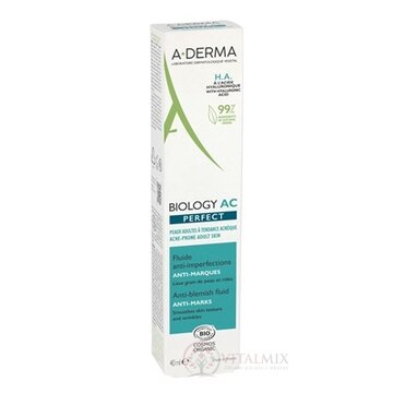 A-DERMA BIOLOGY AC PERFECT Fluid proti nedokonalostiam pleti, s HA 1x40 ml obrázok