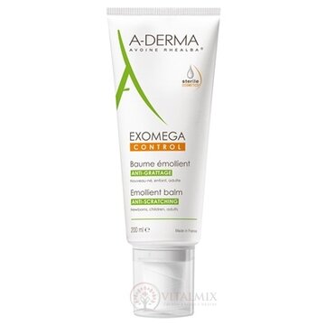 A-DERMA EXOMEGA CONTROL BAUME ÉMOLLIENT emolienčný balzam 1x200 ml obrázok