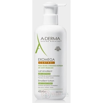A-DERMA EXOMEGA CONTROL LAIT ÉMOLLIENT emolienčné mlieko 1x400 ml obrázok
