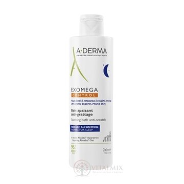 A-DERMA EXOMEGA CONTROL Upokojujúci kúpeľ proti škrabaniu 1x200 ml obrázok