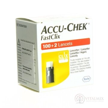 ACCU-CHEK FastClix Zásobník lancetový do odberoveho pera, 17x6 lanciet (102 ks), 1x1 bal obrázok