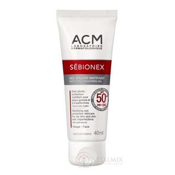 ACM SÉBIONEX Zmatňujúci krémový gél na opaľovanie na problematickú pleť 1x40 ml obrázok