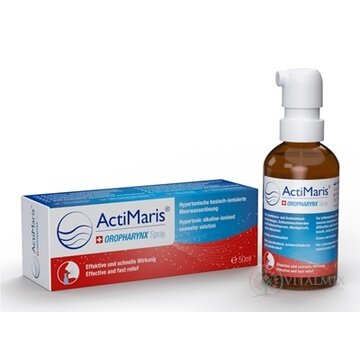 ActiMaris OROPHARYNX Sprej hypertonický roztok morskej vody 1x50 ml obrázok