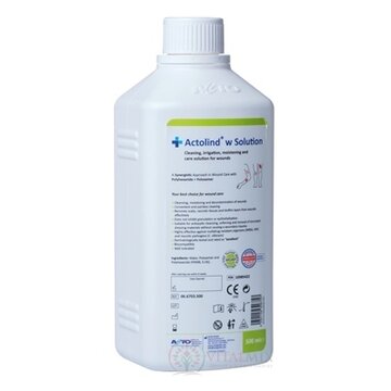 Actolind w Solution roztok na čistenie a starostlivosť o rany, 1x500 ml obrázok