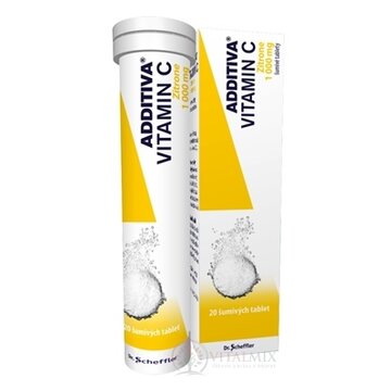 ADDITIVA VITAMÍN C 1000 mg Zitrone tbl eff 1x20 ks obrázok