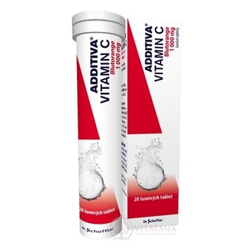 ADDITIVA VITAMÍN C Blutorange tbl eff 1x20 ks obrázok