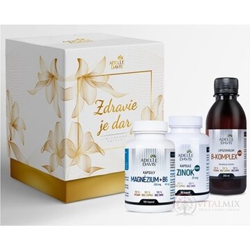 Adelle Davis Balíček Srdce Magnézium+B6 cps 100 + Zinok cps 60 + B-komplex lipozomálny 200 ml, 1x1 set obrázok