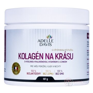 ADELLE DAVIS KOLAGÉN NA KRÁSU prášok s citrónovou príchuťou 1x187 g obrázok
