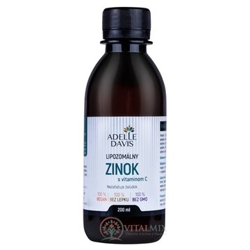 ADELLE DAVIS Lipozomálny ZINOK s vitamínom C 1x200 ml obrázok
