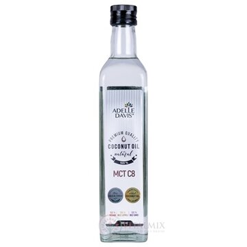 ADELLE DAVIS MCT olej C8 kokosový 1x500 ml obrázok