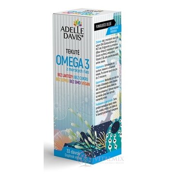 Adelle Davis OMEGA 3 z morských rias tekuté (33 dávok) 1x50 ml obrázok