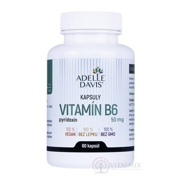 ADELLE DAVIS VITAMÍN B6, pyridoxín 50 mg cps 1x60 ks obrázok