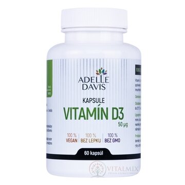 ADELLE DAVIS VITAMÍN D3 50 mcg cps 1x60 ks obrázok