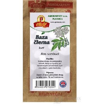 AGROKARPATY BAZA ČIERNA kvet bylinný čaj 1x30 g obrázok