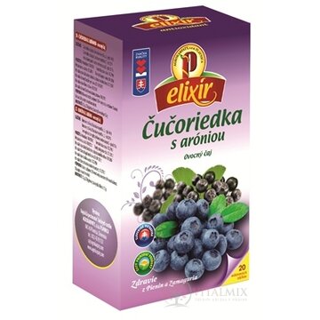 AGROKARPATY ČUČORIEDKA s aróniou ovocný čaj, balené vrecúška, 20x1,5 g (30 g) obrázok