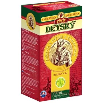AGROKARPATY CYPRIÁN, DETSKÝ ČAJ bylinný čaj, čistý prírodný produkt, 20x2 g (40 g) obrázok