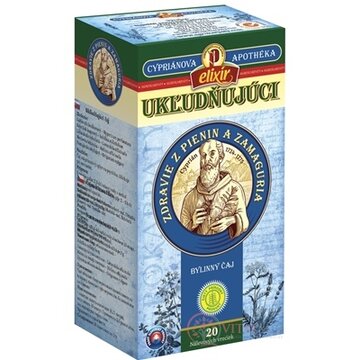 AGROKARPATY CYPRIÁN, UKĽUDŇUJÚCI bylinný čaj, čistý prírodný produkt, 20x2 g (40 g) obrázok